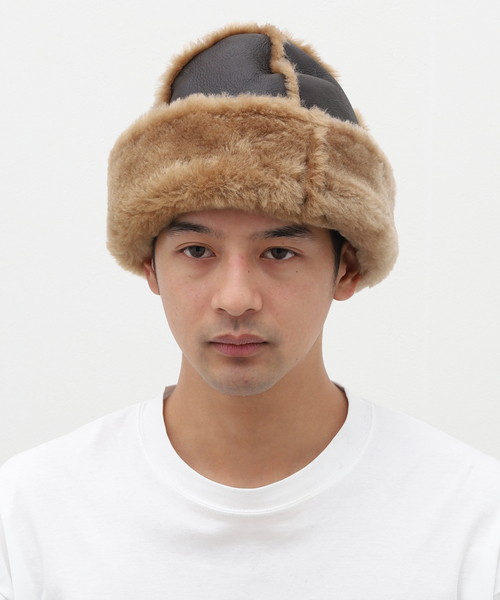 EDIFICE（エディフィス）の「【CAWLEY / コーリー】シープスキンボアハット（ハット・メンズ・ブラウン・FREE）」の3枚目の写真