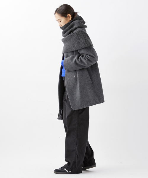 追加 リブニットケープ（ネックウォーマー/スヌード）｜AP STUDIO