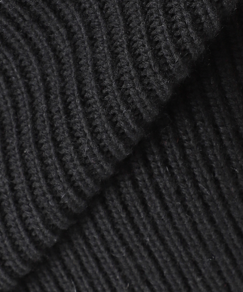 AP STUDIO 23SS リブニットケープ ベージュ スヌード カシミヤ混 AP STUDIO 23SS リブニットケープ ベージュ スヌード カシミヤ混