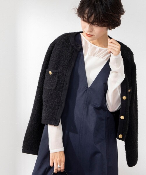 【専用】ノーリーズ　シャンタンワンピース NOLLEY'S（ノーリーズ）の「シャンタンタフタワンピース