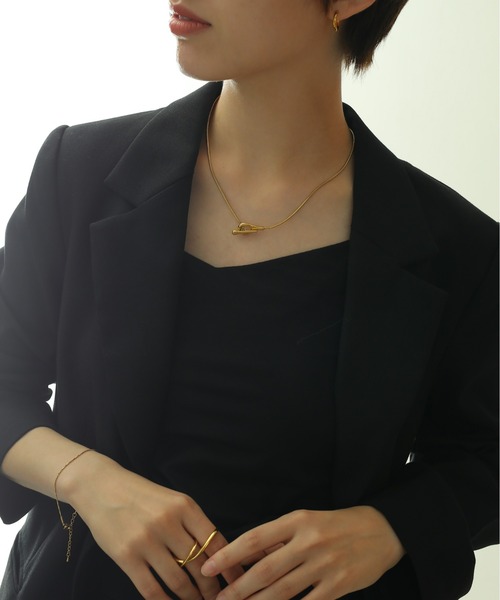 ORLEAN(オルレアン)の「金属アレルギー対応 2WAYマンテルデザインネックレス サージカルステンレス(ネックレス・レディース・シルバー/ゴールド・フリー)」の14枚目の写真