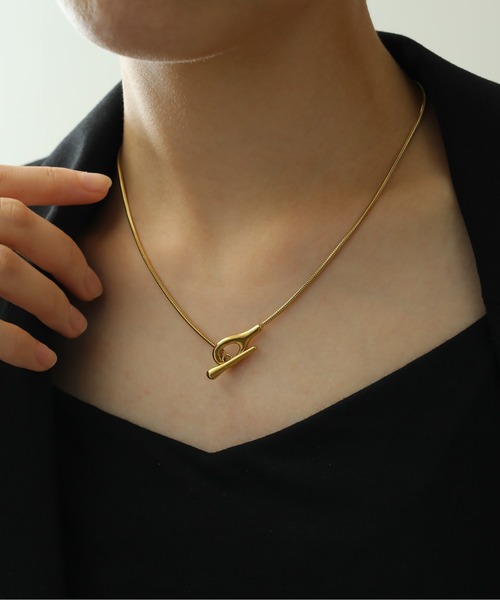 ORLEAN(オルレアン)の「金属アレルギー対応 2WAYマンテルデザインネックレス サージカルステンレス(ネックレス・レディース・シルバー/ゴールド・フリー)」の16枚目の写真