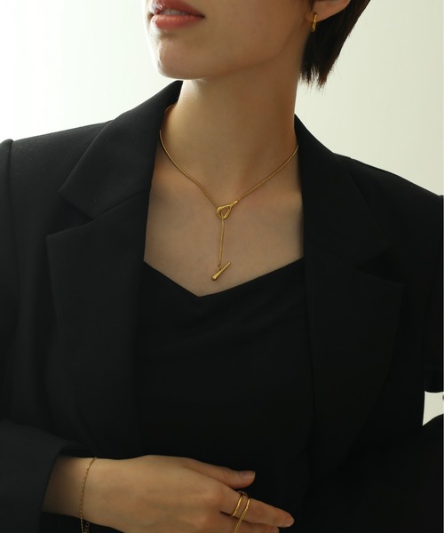 ORLEAN(オルレアン)の「金属アレルギー対応 2WAYマンテルデザインネックレス サージカルステンレス(ネックレス・レディース・シルバー/ゴールド・フリー)」の17枚目の写真
