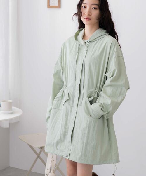 WEGO（ウィゴー）の「WEGO/ナイロンスノーパーカー（モッズコート・レディース・グリーン系その他/オフホワイト・FREE）」の19枚目の写真