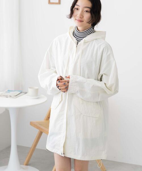 WEGO（ウィゴー）の「WEGO/ナイロンスノーパーカー（モッズコート・レディース・グリーン系その他/オフホワイト・FREE）」の14枚目の写真