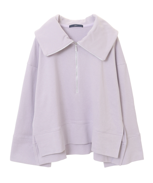 SOFFITTO（ソフィット）の「セーラーカラージップスウェット（スウェット・レディース・ブラック/ラベンダー/ベージュ・FREE）」の20枚目の写真