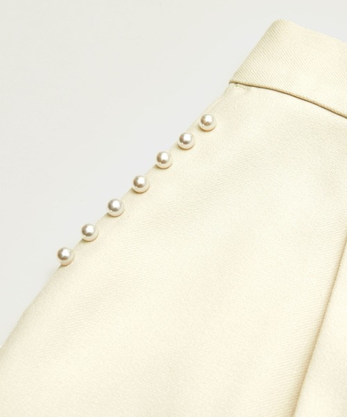 ROPE' PICNIC（ロペピクニック）の「パールディティールパンツ/セットアップ対応（その他パンツ・レディース・サックスブルー/オフホワイト/ネイビー・40/38/36）」の13枚目の写真
