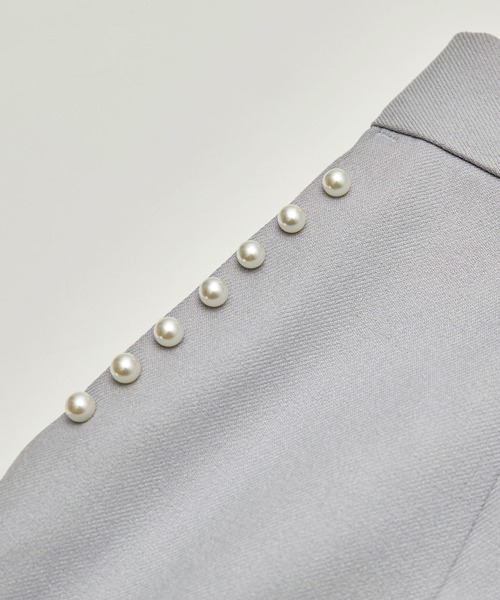 ROPE' PICNIC（ロペピクニック）の「パールディティールパンツ/セットアップ対応（その他パンツ・レディース・サックスブルー/オフホワイト/ネイビー・40/38/36）」の14枚目の写真