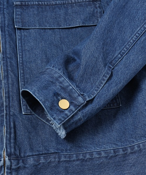 CULLNI（クルニ）の「24-SS-020 / Front Zip Mini Tailored Denim