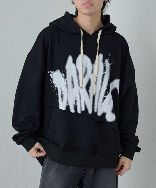 COLONY 2139（コロニートゥーワンスリーナイン）の「裏毛キリカエパーカー（パーカー・メンズ・グレー/ブラック・MEDIUM/LARGE）」の13枚目の写真