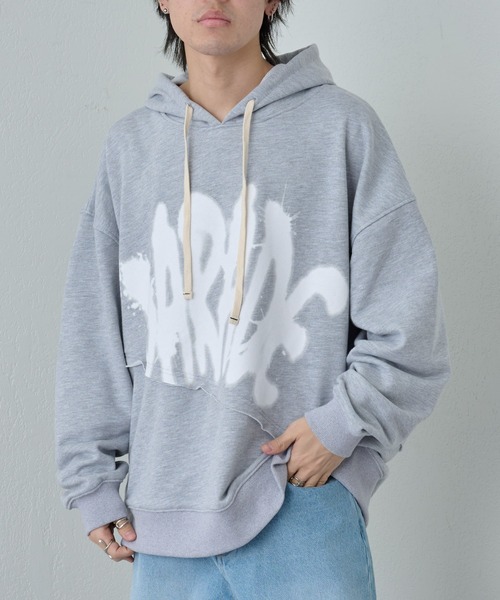 COLONY 2139（コロニートゥーワンスリーナイン）の「裏毛キリカエパーカー（パーカー・メンズ・グレー/ブラック・MEDIUM/LARGE）」の14枚目の写真