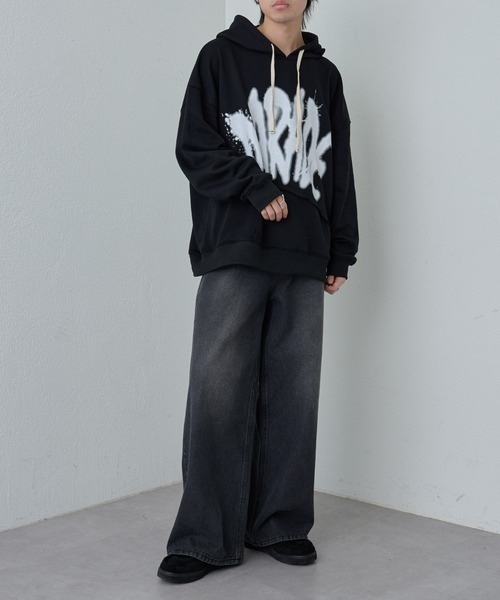 COLONY 2139（コロニートゥーワンスリーナイン）の「裏毛キリカエパーカー（パーカー・メンズ・グレー/ブラック・MEDIUM/LARGE）」の4枚目の写真