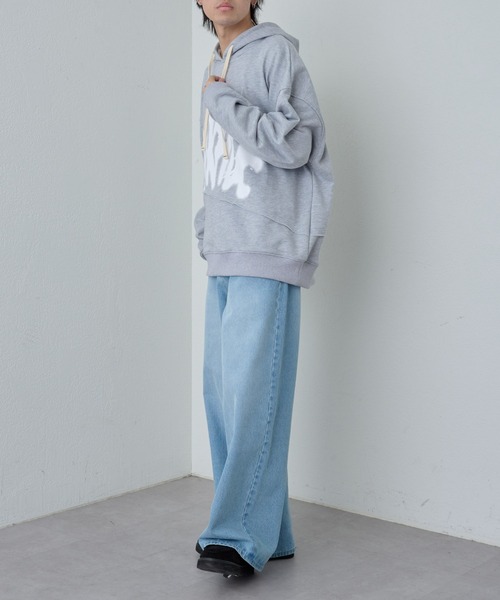 COLONY 2139（コロニートゥーワンスリーナイン）の「裏毛キリカエパーカー（パーカー・メンズ・グレー/ブラック・MEDIUM/LARGE）」の5枚目の写真