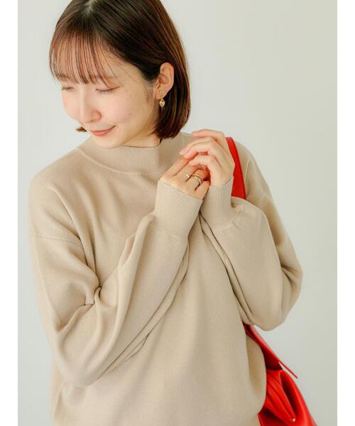 Te chichi TERRASSE(テチチテラス)の「ラメラインハイネックニット(ニット/セーター・レディース・イエロー/ブルー/オフホワイト/ベージュ/ブラック・F)」の20枚目の写真