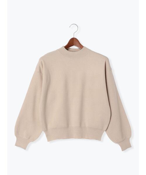 Te chichi TERRASSE(テチチテラス)の「ラメラインハイネックニット(ニット/セーター・レディース・イエロー/ブルー/オフホワイト/ベージュ/ブラック・F)」の7枚目の写真