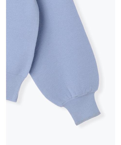 Te chichi TERRASSE(テチチテラス)の「ラメラインハイネックニット(ニット/セーター・レディース・イエロー/ブルー/オフホワイト/ベージュ/ブラック・F)」の12枚目の写真