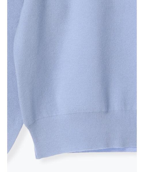 Te chichi TERRASSE(テチチテラス)の「ラメラインハイネックニット(ニット/セーター・レディース・イエロー/ブルー/オフホワイト/ベージュ/ブラック・F)」の13枚目の写真