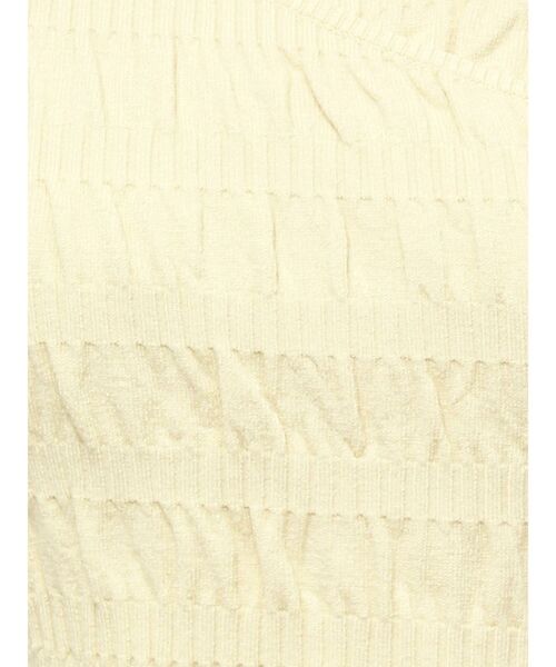 EMODA（エモダ）の「シャーリングクロスニット（ニット/セーター・レディース・ブルー/ホワイト/ブラック/グレー・FREE）」の15枚目の写真