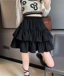 gossip！ロサンゼルス（ゴシップロサンゼルス）の「レイヤードフリルスカートパンツ（スカート・レディース）」