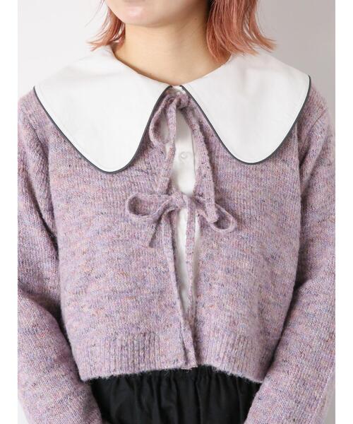 ehka sopo（エヘカソポ）の「パイピングビッグ襟ブラウス（シャツ/ブラウス・レディース・キナリ/オフホワイト・F）」の8枚目の写真