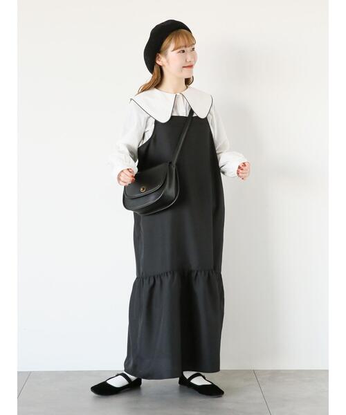 ehka sopo（エヘカソポ）の「パイピングビッグ襟ブラウス（シャツ/ブラウス・レディース・キナリ/オフホワイト・F）」の11枚目の写真