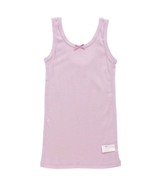 apres les cours（アプレレクール）の「深あきインナータンクトップ_一部WEB限定カラー（インナーウェア/肌着・キッズ・ベージュ/オフホワイト/アイボリー/ブラック/その他3/キナリ/ラベンダー・80/100/90/130/120/110）」の6枚目の写真