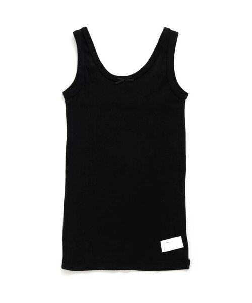 apres les cours（アプレレクール）の「深あきインナータンクトップ_一部WEB限定カラー（インナーウェア/肌着・キッズ・ベージュ/オフホワイト/アイボリー/ブラック/その他3/キナリ/ラベンダー・80/100/90/130/120/110）」の5枚目の写真