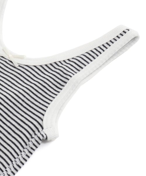 apres les cours（アプレレクール）の「深あきインナータンクトップ_一部WEB限定カラー（インナーウェア/肌着・キッズ・ベージュ/オフホワイト/アイボリー/ブラック/その他3/キナリ/ラベンダー・80/100/90/130/120/110）」の13枚目の写真