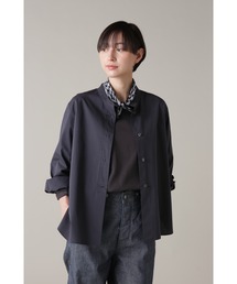 Margaret Howell ボウタイ付きブラウン、シャツ　S　美品✨ Margaret Howell ボウタイ付きブラウン、シャツS美品✨