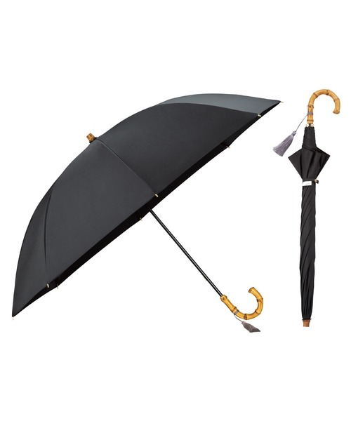 完全遮光100% 最強の日傘「UVO（ウーボ）」 60cm 無地タッセル（長傘）｜UVO（ウーボ）
