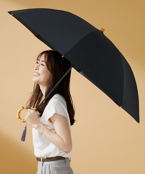 完全遮光100% 最強の日傘「UVO（ウーボ）」 60cm 無地タッセル（長傘）｜UVO（ウーボ）