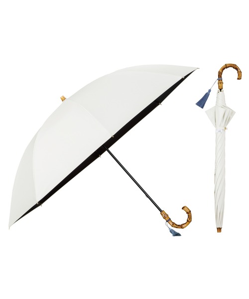 完全遮光100% 最強の日傘「UVO（ウーボ）」 60cm 無地タッセル（長傘）｜UVO（ウーボ）