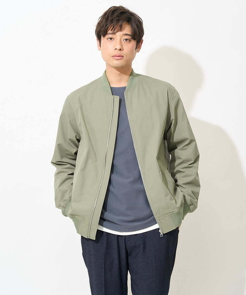 a.v.v(アーヴェヴェ)の「【カットソー+インナーの2点セット】ハニカムジャージープルオーバー(Tシャツ/カットソー・メンズ・チャコールグレー/アイボリー/ミント・48/46/50)」の16枚目の写真