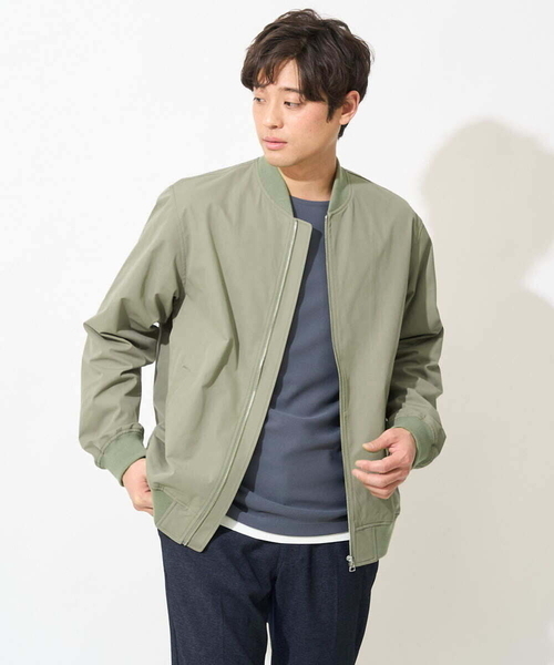 a.v.v(アーヴェヴェ)の「【カットソー+インナーの2点セット】ハニカムジャージープルオーバー(Tシャツ/カットソー・メンズ・チャコールグレー/アイボリー/ミント・48/46/50)」の17枚目の写真