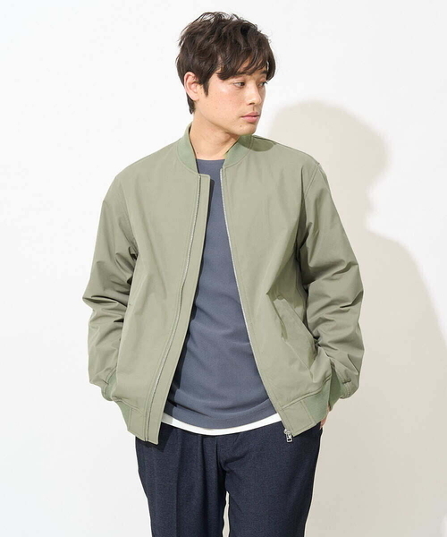 a.v.v(アーヴェヴェ)の「【カットソー+インナーの2点セット】ハニカムジャージープルオーバー(Tシャツ/カットソー・メンズ・チャコールグレー/アイボリー/ミント・48/46/50)」の18枚目の写真