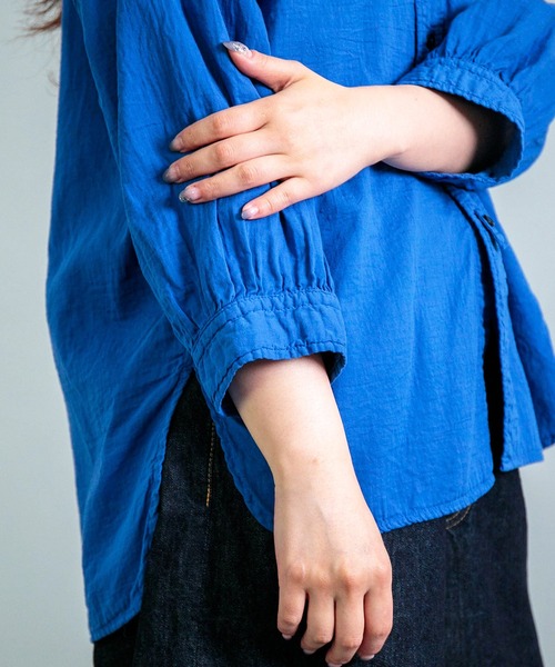 OMNIGOD womens / オムニゴッド] ダブルガーゼワイドスタンド