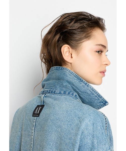 【A|X アルマーニ エクスチェンジ】＜オンライン限定＞ICON デニムジャケット（デニムジャケット）｜ARMANI EXCHANGE（アルマーニエクスチェンジ） inoshishi-teacher.com
