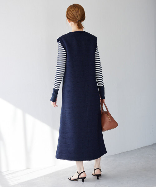 SLOBE IENA(スローブイエナ)の「Vis/NY 2×2リブニット(ニット SLOBE IENA(スローブイエナ)の「Vis/NY 2×2リブニット(ニット