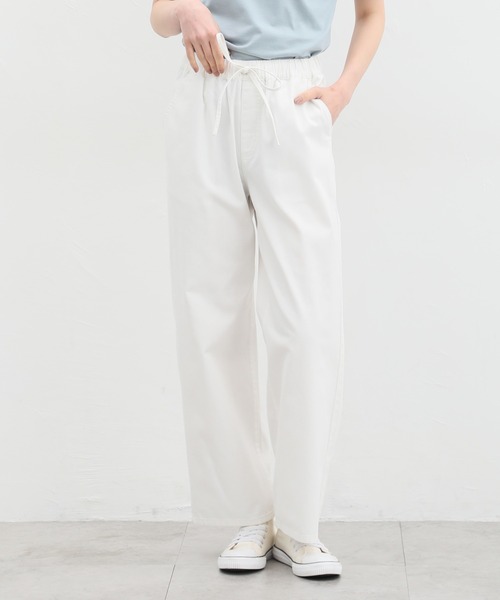 Honeys（ハニーズ）の「イージーパンツ（デニムパンツ・レディース・オフホワイト/ライトインディゴブルー/ライトブルー・LL/L/M/S）」の12枚目の写真