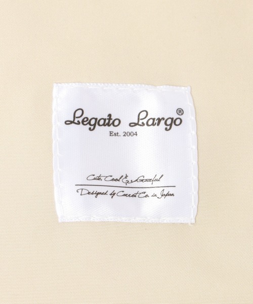 Legato Largo（レガートラルゴ）の「Legato largo　撥水ナイロン2WAYショルダーバッグ（ショルダーバッグ・レディース・ネイビー/ベージュ系その他/ブラック・ONE）」の8枚目の写真