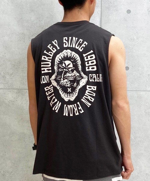Hurley (ハーレー)の「Hurley/ハーレー タンクトップ バックプリント バンドマンカット 24MRSMSL08(タンクトップ・メンズ・ホワイト/ブラック/チャコールグレー・M/L)」の3枚目の写真