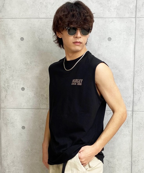 Hurley (ハーレー)の「Hurley/ハーレー タンクトップ バックプリント バンドマンカット 24MRSMSL08(タンクトップ・メンズ・ホワイト/ブラック/チャコールグレー・M/L)」の5枚目の写真