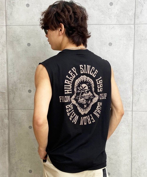 Hurley (ハーレー)の「Hurley/ハーレー タンクトップ バックプリント バンドマンカット 24MRSMSL08(タンクトップ・メンズ・ホワイト/ブラック/チャコールグレー・M/L)」の6枚目の写真