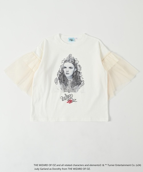 MARKEY'S（マーキーズ）の「【オズの魔法使】別注 袖チュールTシャツ（80～130cm）（Tシャツ/カットソー・キッズ・ホワイト/ブラック・80/90/100/110/120/130）」の9枚目の写真