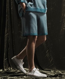 mp12124- Uneven texture sweater shorts ショートパンツ