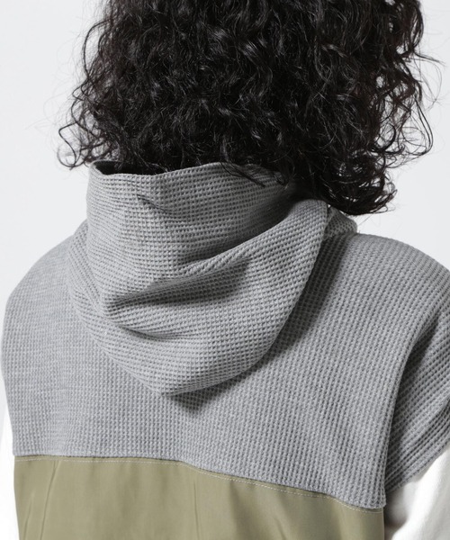 Risley（リズレー）の「Risley/リズレー/ドッキングノースリーブパーカー（パーカー・レディース・ブラック/グレー・F）」の18枚目の写真