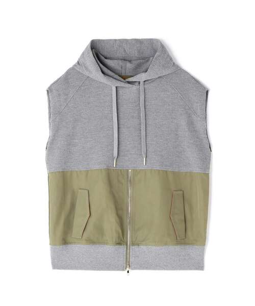 Risley（リズレー）の「Risley/リズレー/ドッキングノースリーブパーカー（パーカー・レディース・ブラック/グレー・F）」の19枚目の写真