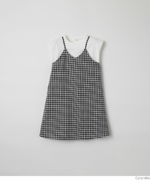 coca(coca)(コカ)の「キッズ ドッキングキャミワンピース(ワンピース・キッズ・その他/ブラック・120/110/140/130)」の13枚目の写真