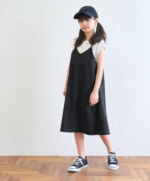 coca(coca)(コカ)の「キッズ ドッキングキャミワンピース(ワンピース・キッズ・その他/ブラック・120/110/140/130)」の10枚目の写真