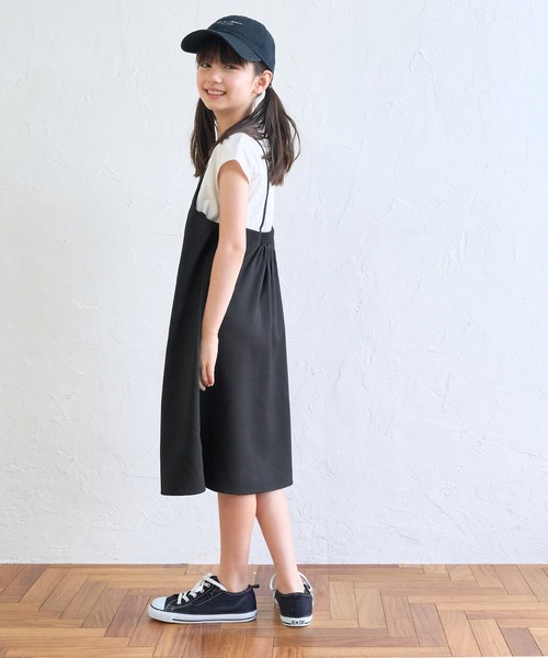 coca(coca)(コカ)の「キッズ ドッキングキャミワンピース(ワンピース・キッズ・その他/ブラック・120/110/140/130)」の8枚目の写真
